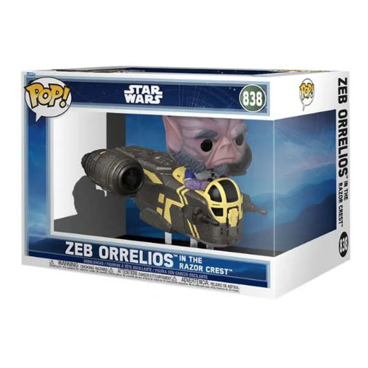 Funko Rides Deluxe: Star Wars: The Mandalorian & Grogu-Zeb Orrelios (Razor Crest) figure