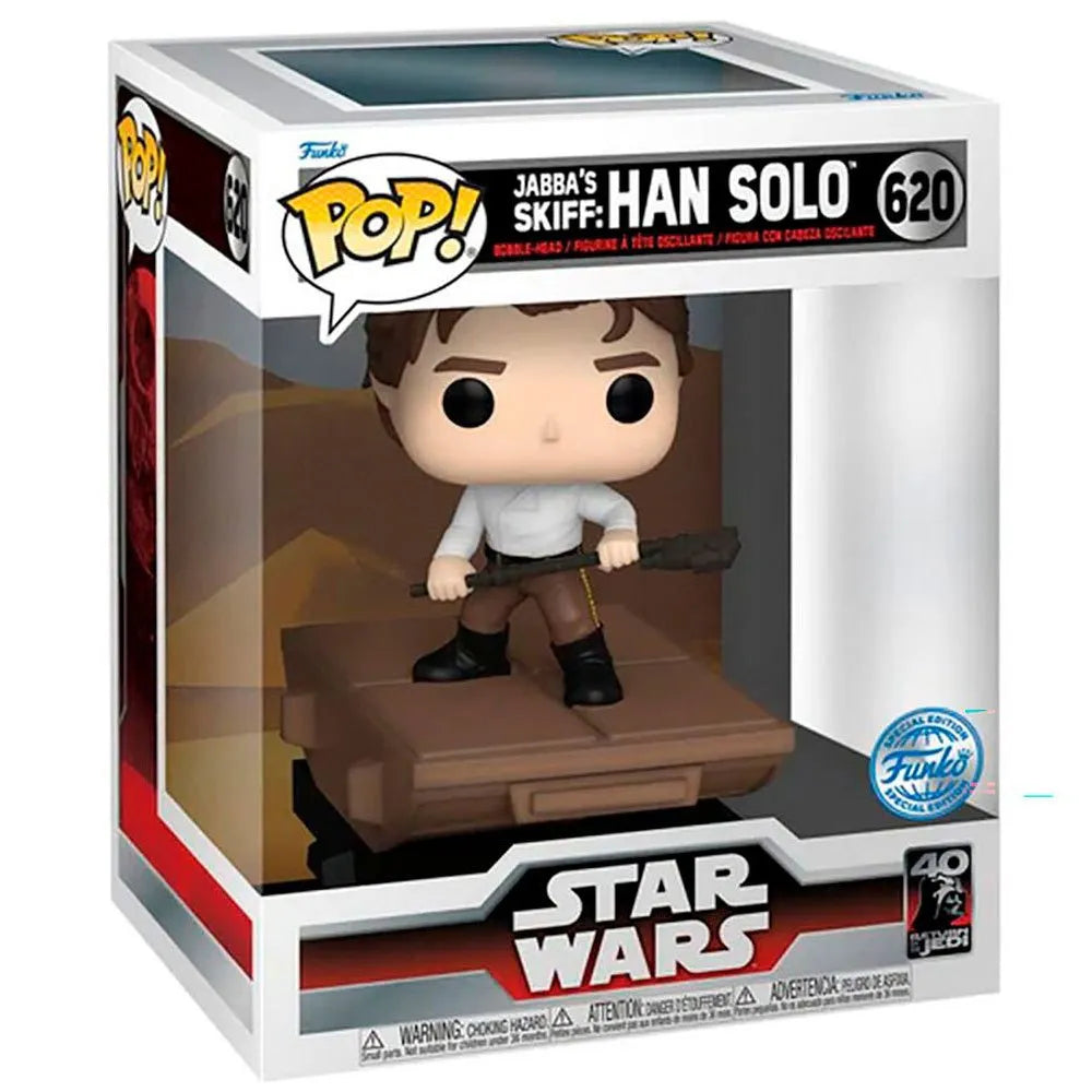 Funko Star Wars Han Solo Deluxe Jabba Skiff Exclusive Figure