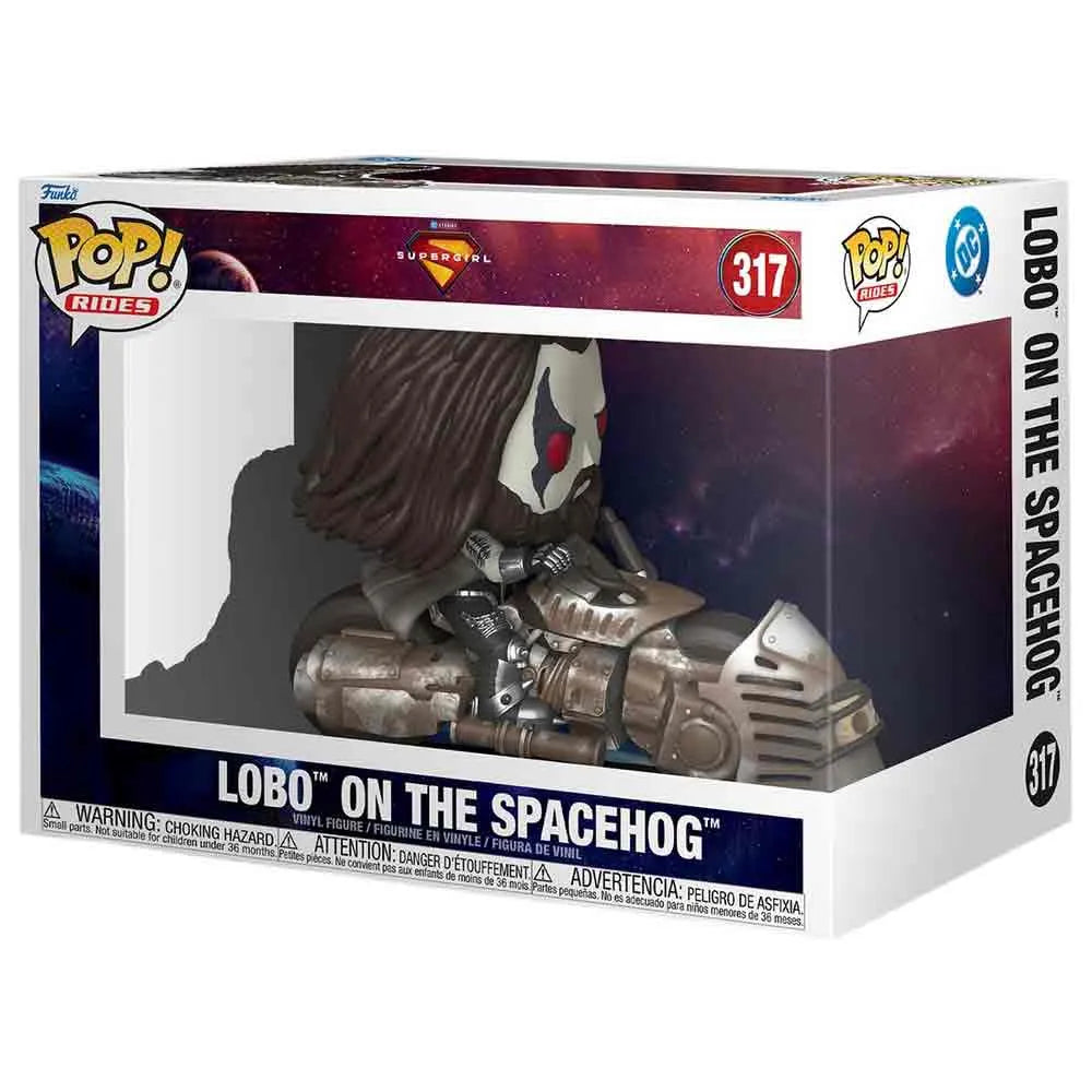 Funko Supergirl-Pop Rides Lobo on the Spacehog figure