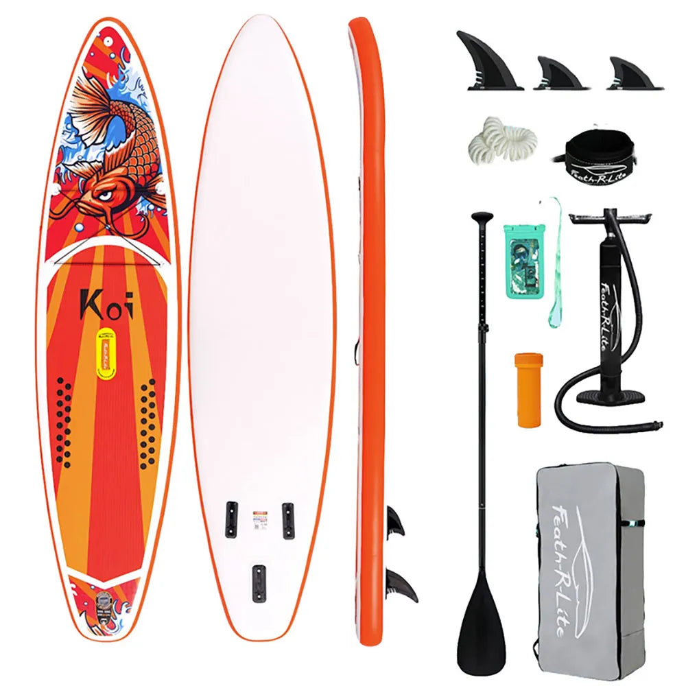 Funwater SUPFR01E inflatable paddle surf set