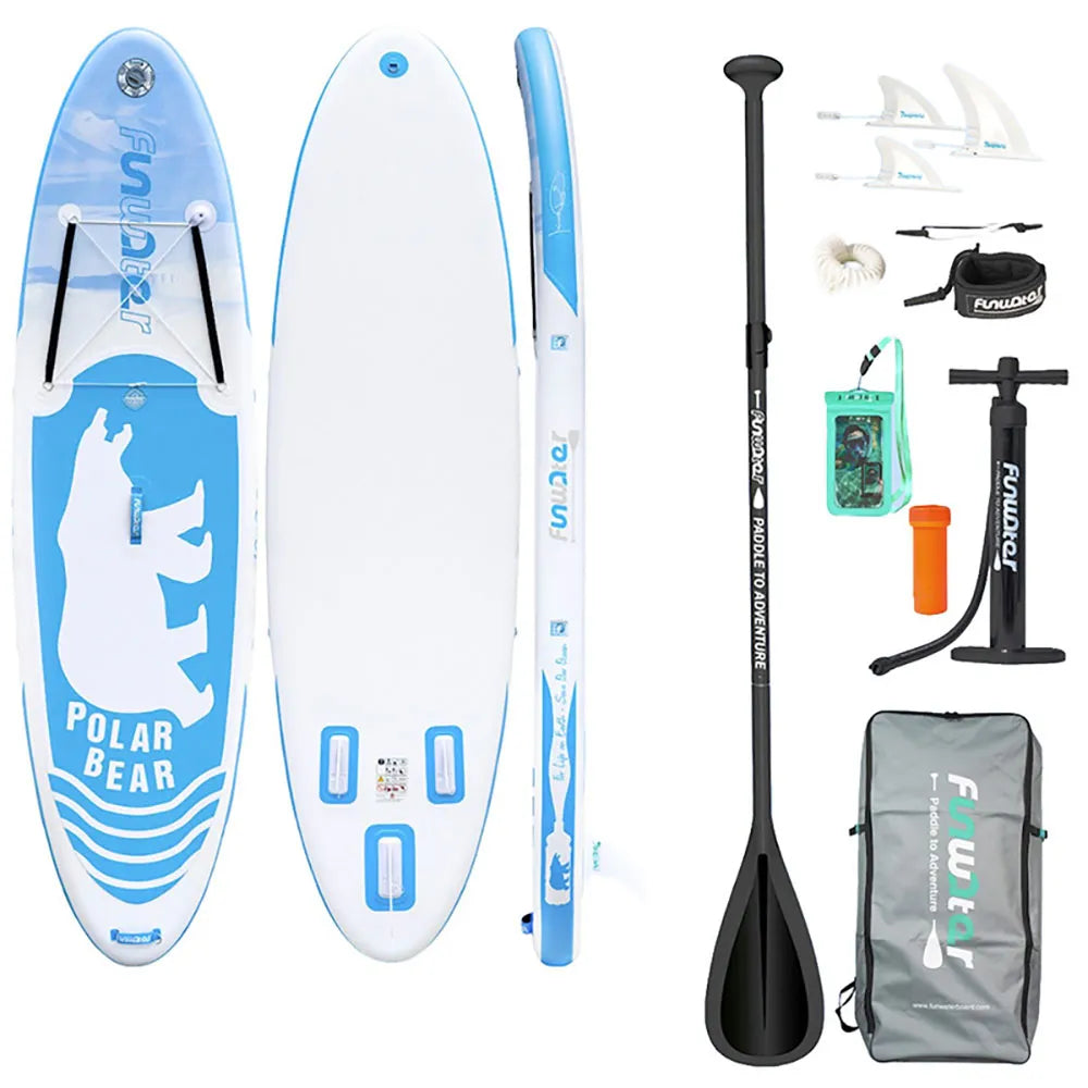 Funwater SUPFW07A inflatable paddle surf set