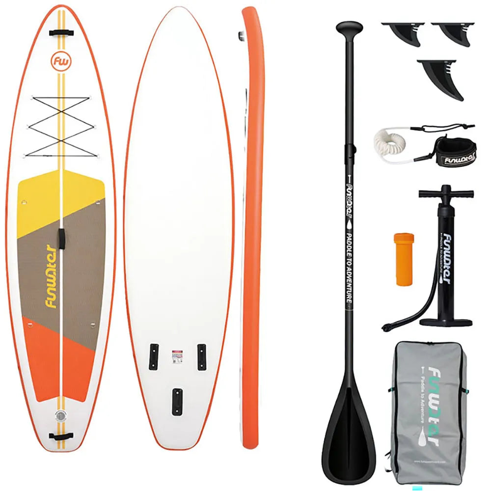 Funwater SUPFW69B inflatable paddle surf set