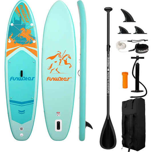Funwater SUPFW70A inflatable paddle surf set