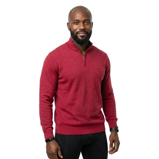 Fynch hatton 1613222 half zip sweater