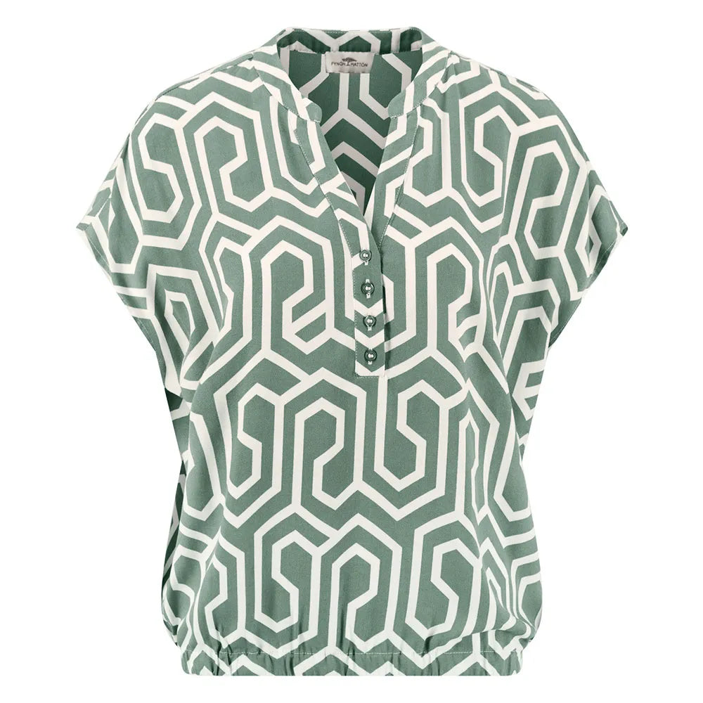 Fynch hatton 25071737 short sleeve blouse