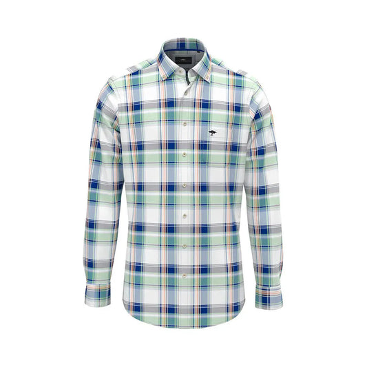 Fynch hatton Colorful Combi Checks long sleeve shirt