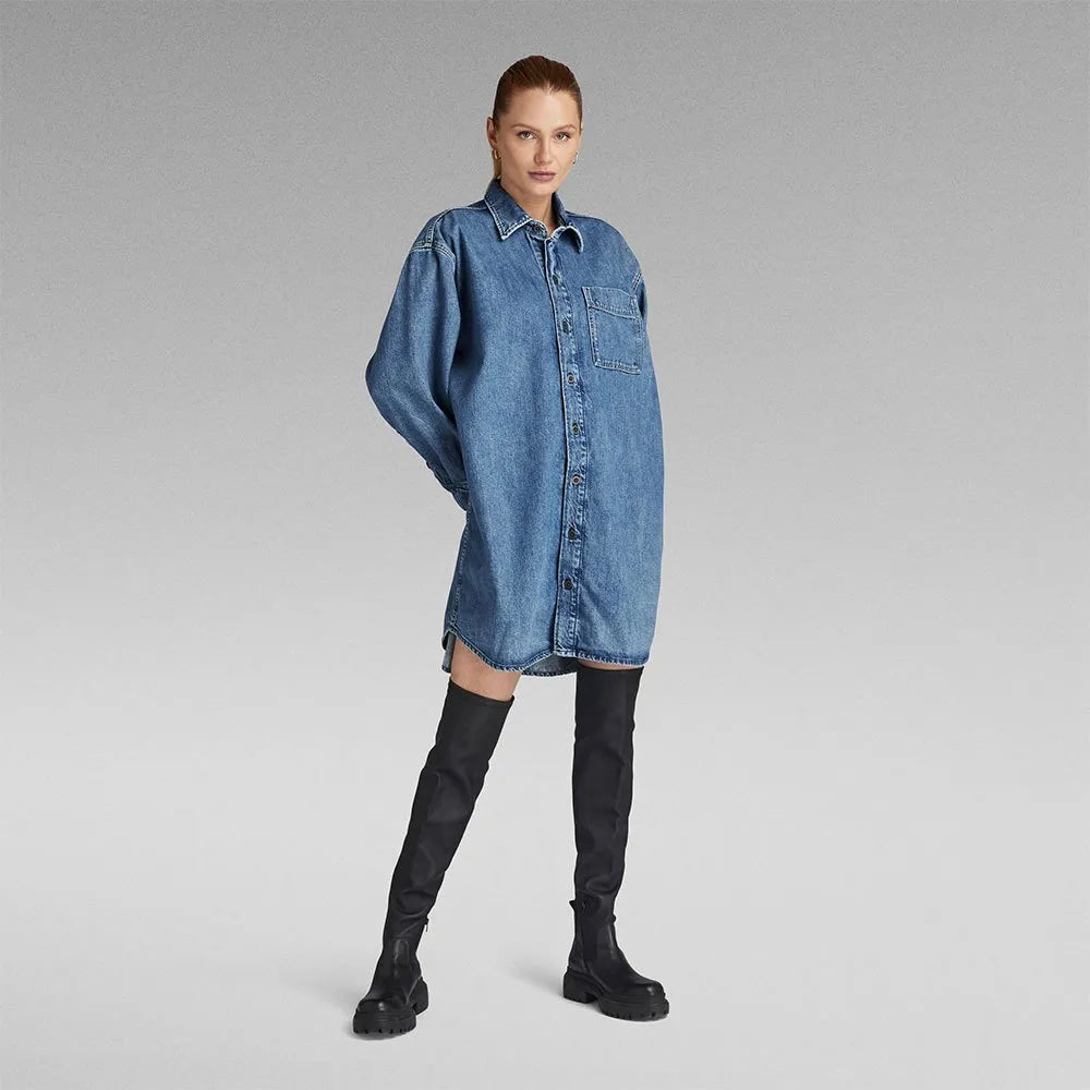 G-Star D23675-D301 long sleeve short dress