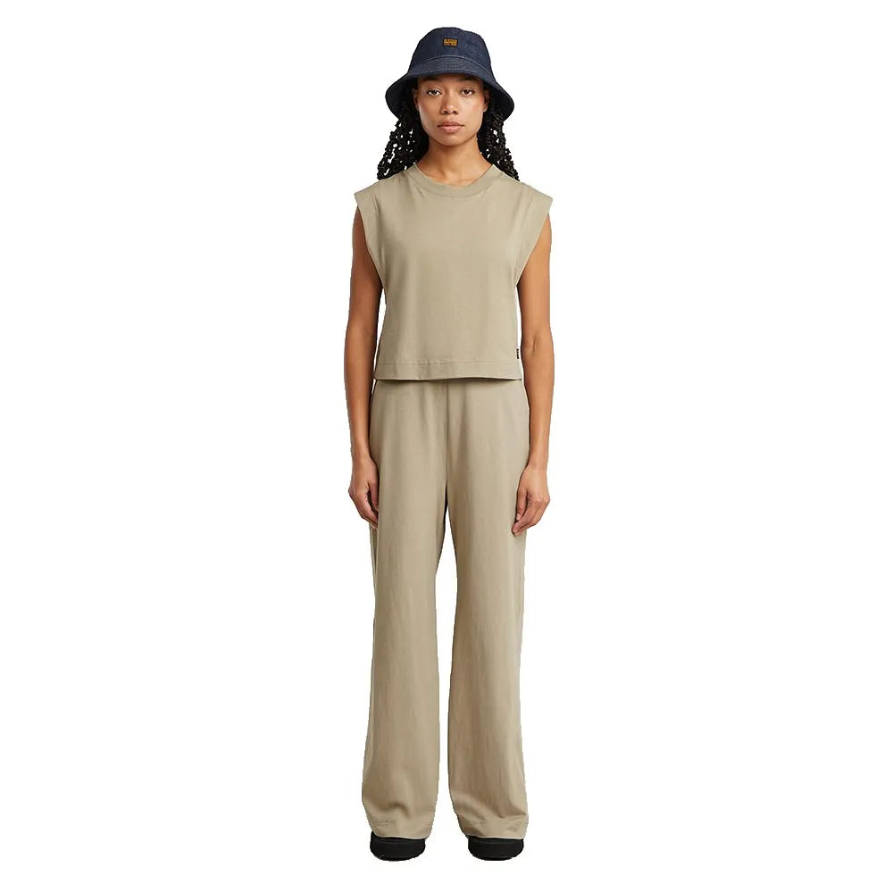 G-Star Double Layer Wide Leg sleeveless jumpsuit