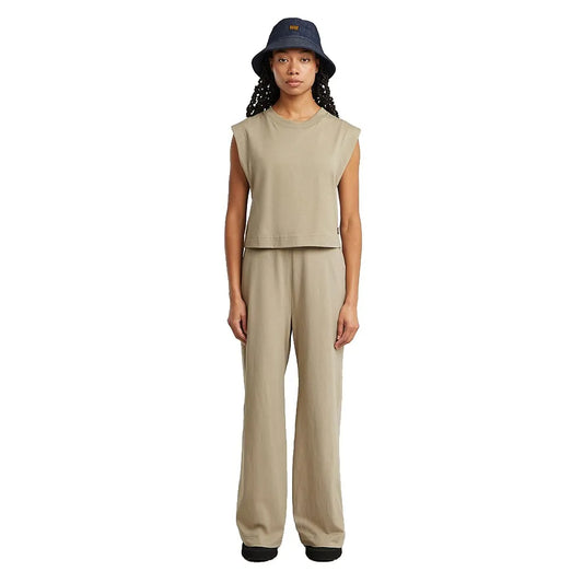 G-Star Double Layer Wide Leg sleeveless jumpsuit