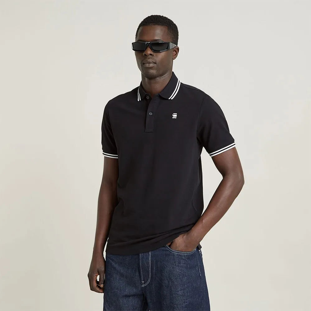 G-Star Dunda Slim Stripe short sleeve polo