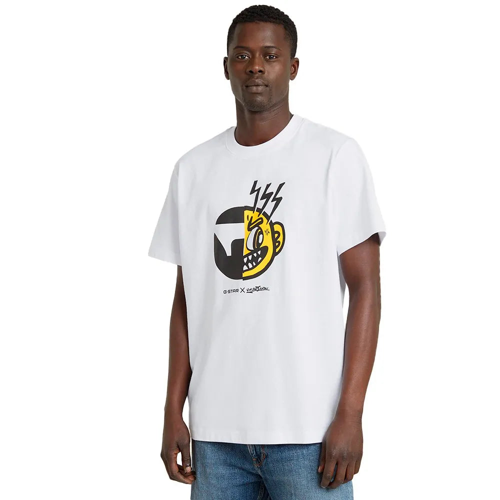 G-Star Face Cartoon Loose short sleeve T-shirt