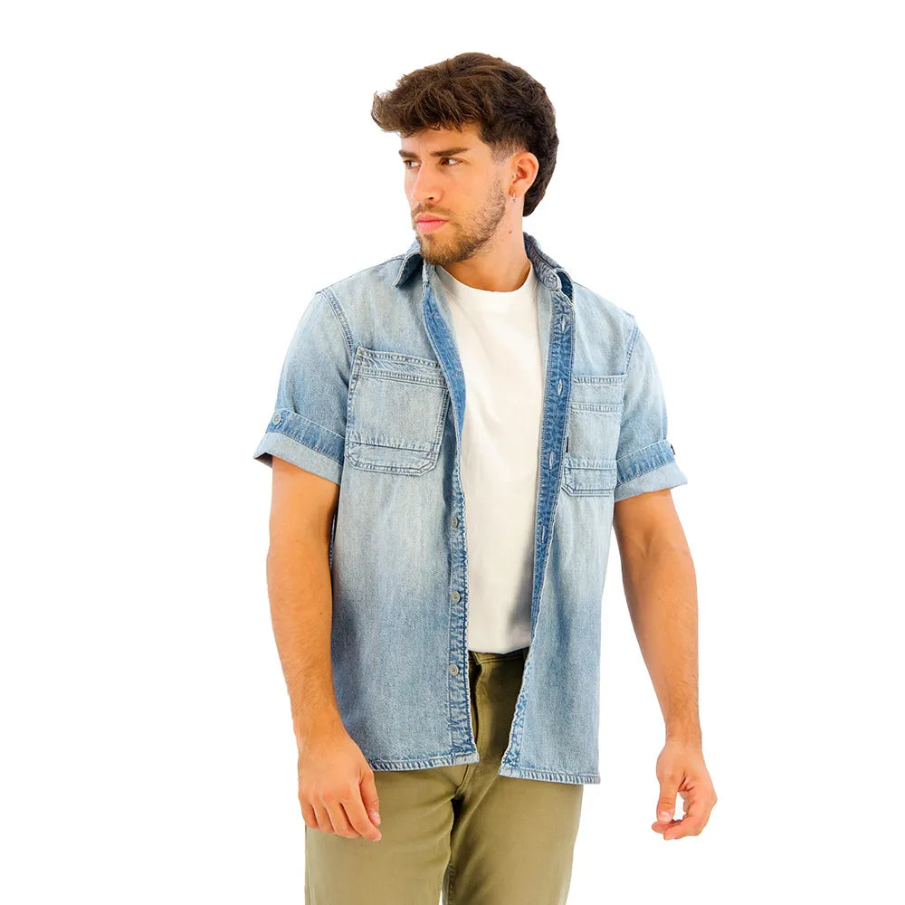 G-Star Slanted Double Pocket Regular short sleeve shirt