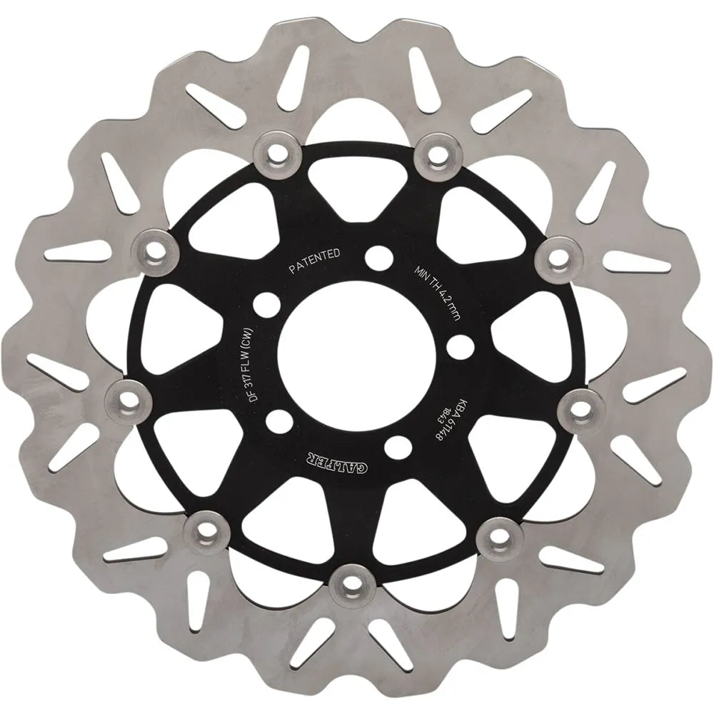 Galfer DF317CW Wave floating brake disc refurbished
