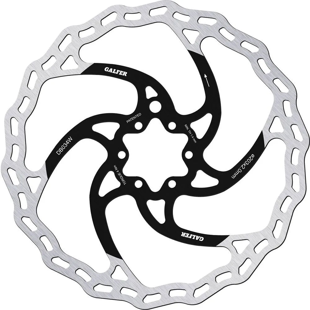 Galfer Wave 203X2.0 mm DB034W Wave brake disc