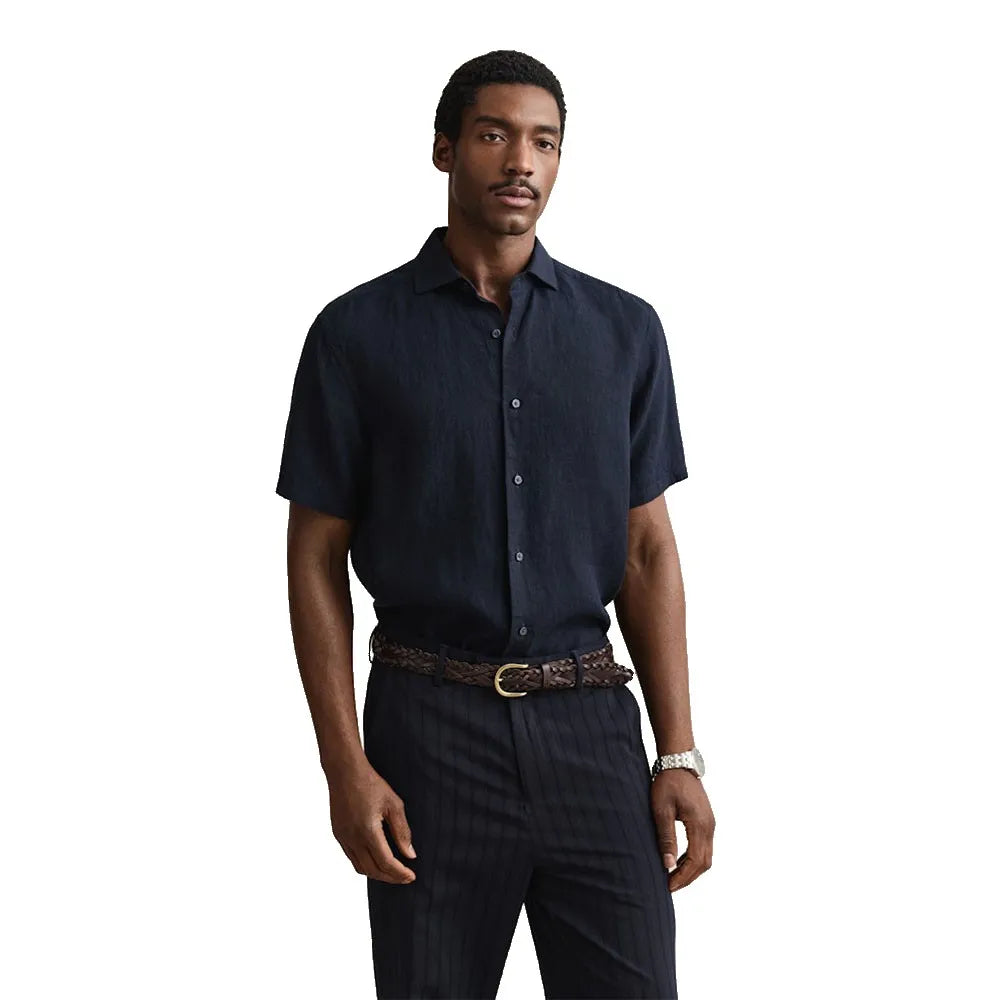 Gant 3260046 Linen Regular Fit short sleeve shirt