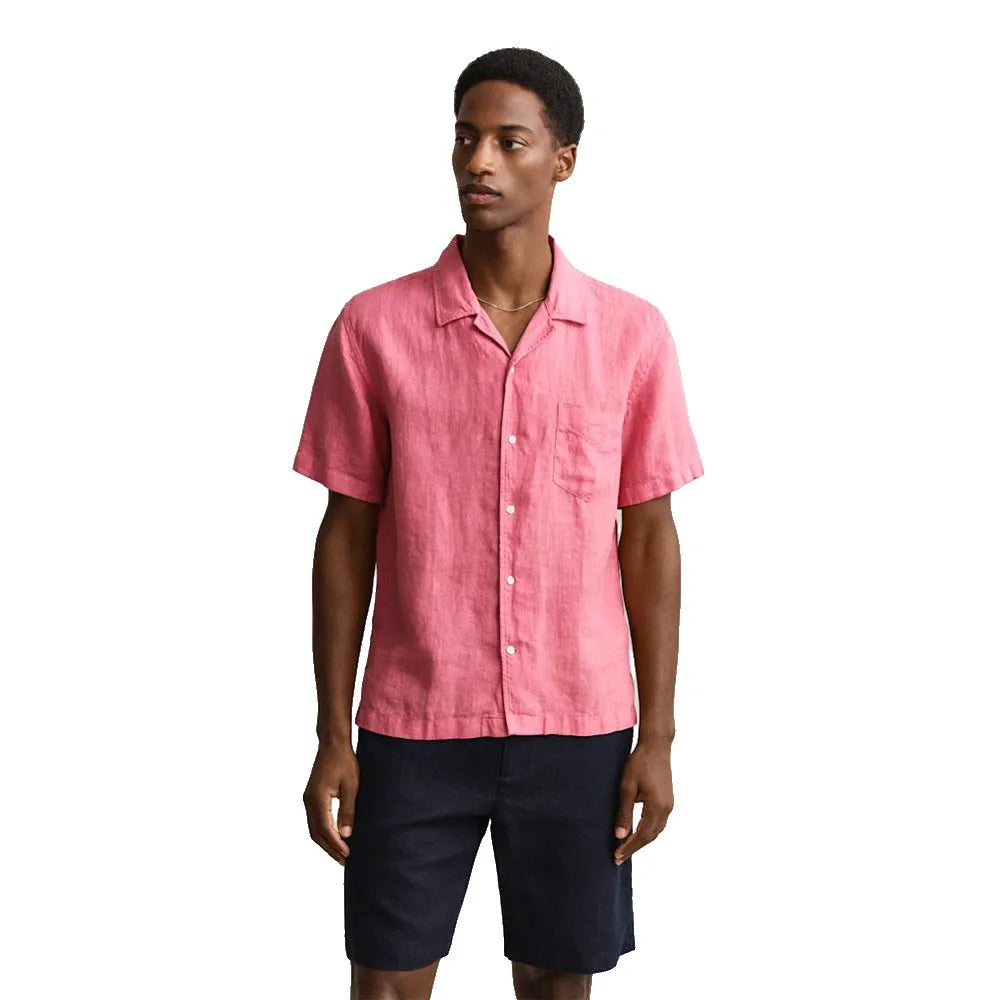 Gant 3261120 Linen Regular Fit short sleeve shirt