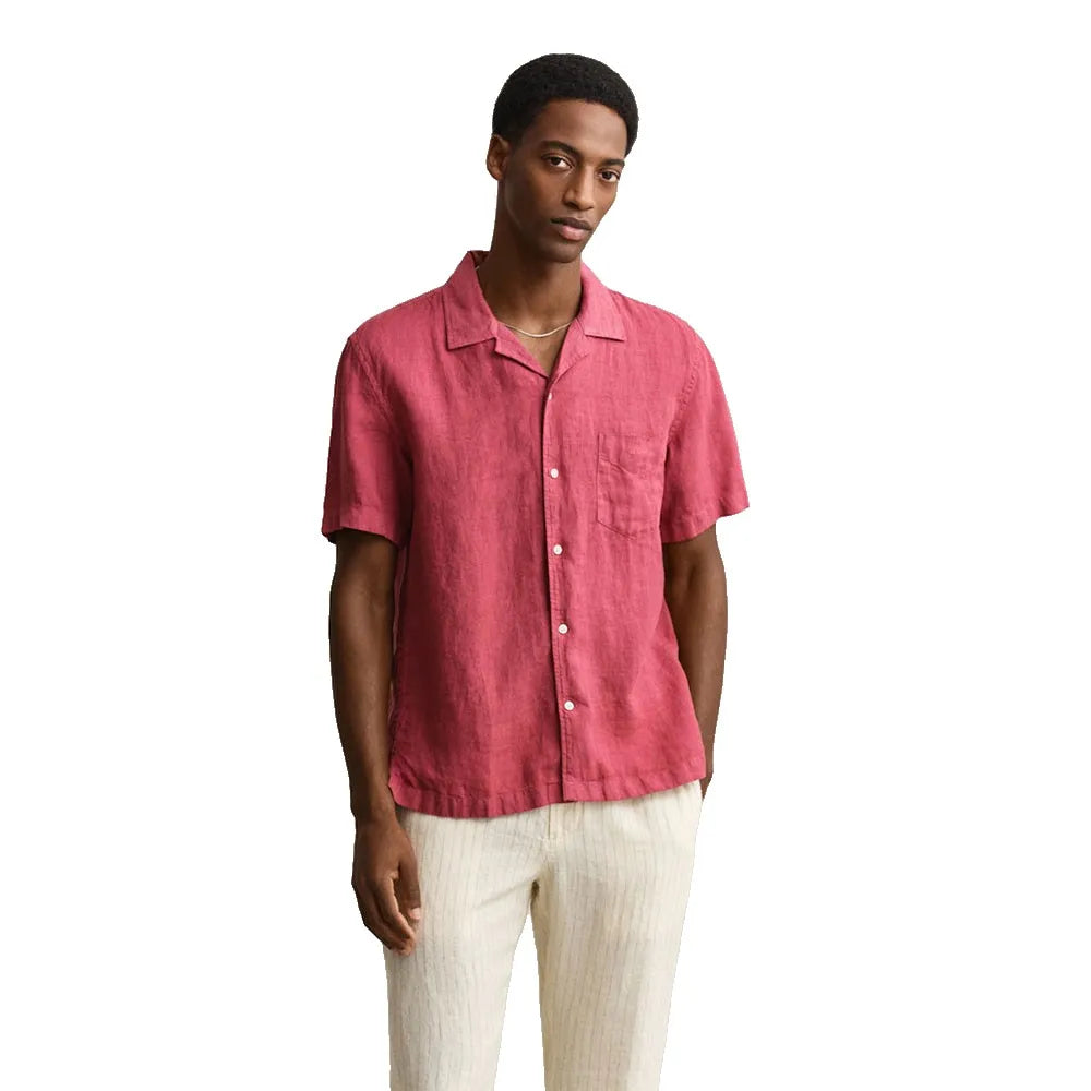 Gant 3261120 Linen Regular Fit short sleeve shirt