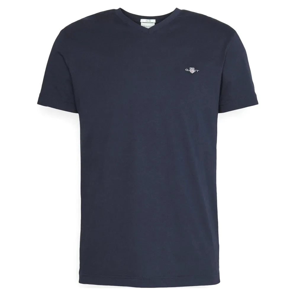 Gant Shield short sleeve v neck T-shirt