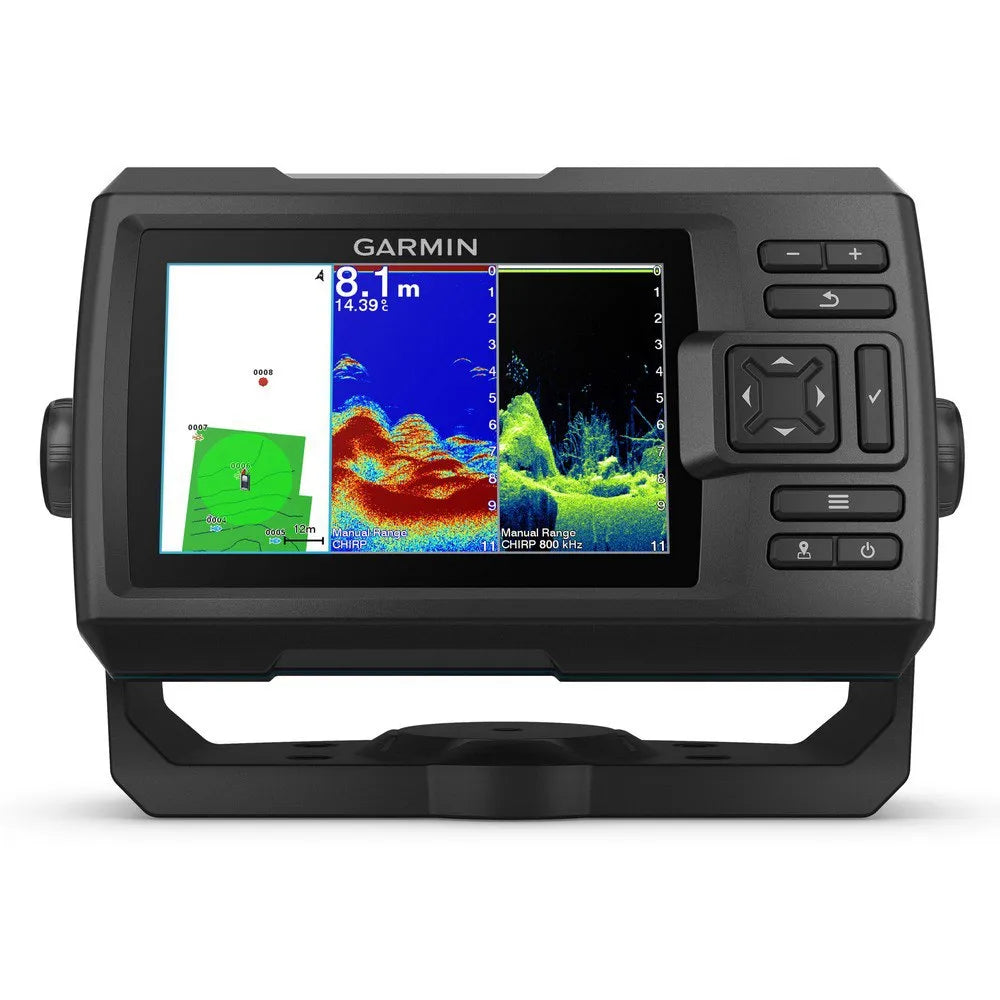 Garmin Striker Vivid 5cv plotter with transducer&cartography