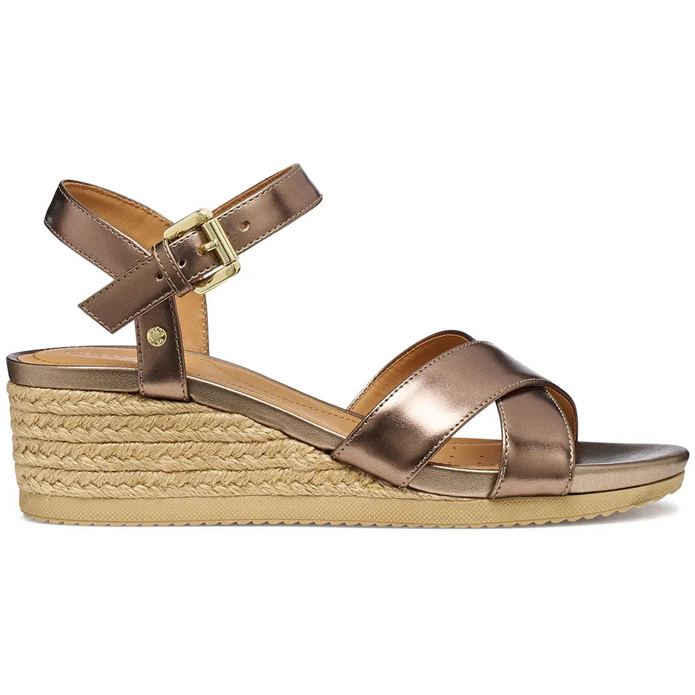 Geox Ischia Corda esparto wedge sandals