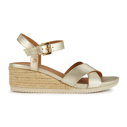 Geox Ischia Corda esparto wedge sandals
