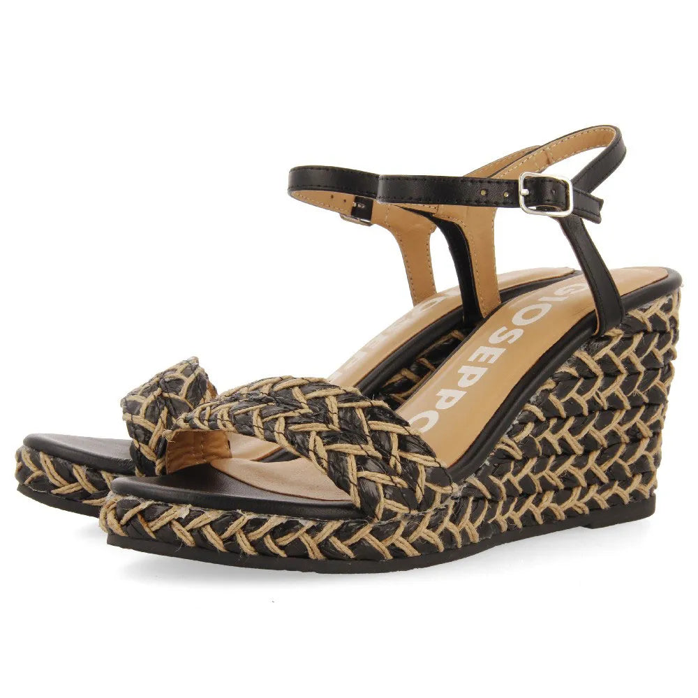 Gioseppo 72006 esparto wedge sandals