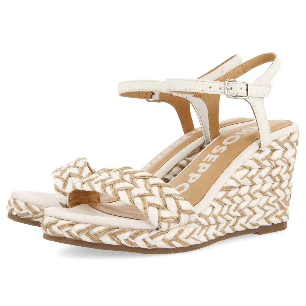 Gioseppo 72006 esparto wedge sandals
