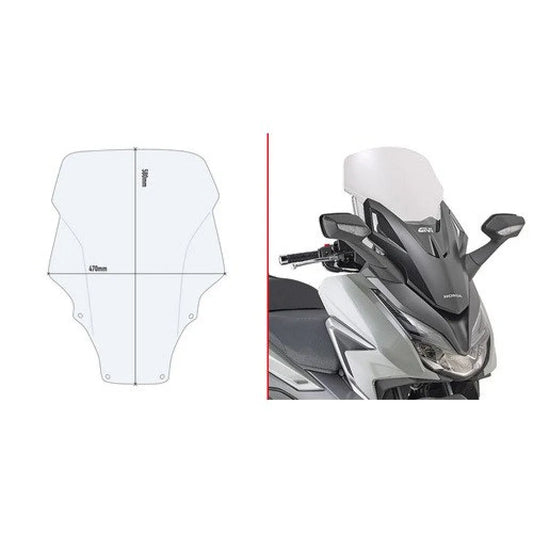 Givi Honda Forza 125-350 2021 windshield