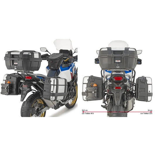 Givi Monokey Honda CRF Africa Twin Adventure Sports 20 1000 L side cases fitting