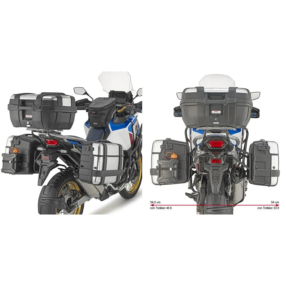 Givi Monokey Honda CRF Africa Twin Adventure Sports 20 1000 L side cases fitting