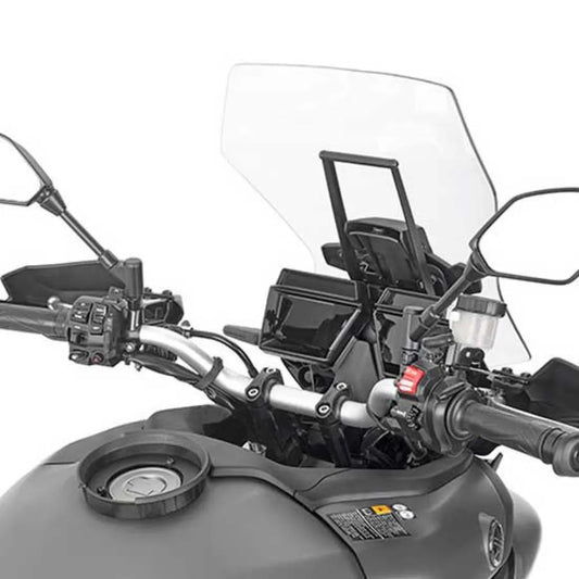 Givi Yamaha Tracer 9 21 support bar behind dome