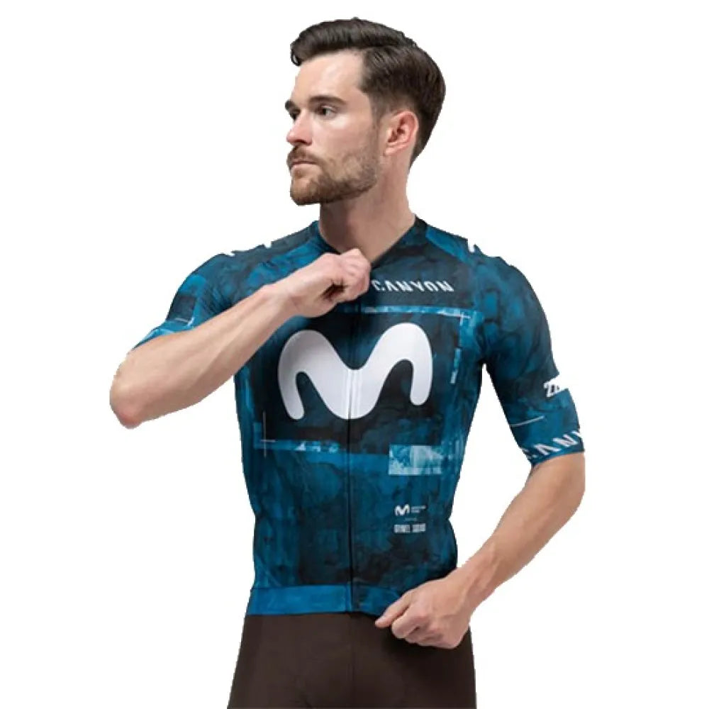 Gobik teams CX Pro 4.0 Movistar Team Gravel Squad 2025 short sleeve jersey