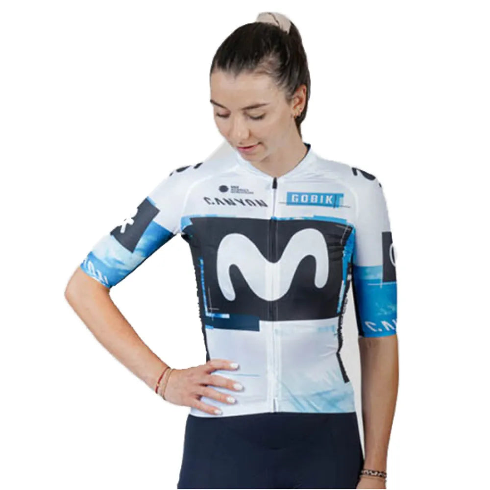 Gobik teams Odyssey Movistar Team 2025 short sleeve jersey