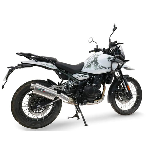 Gpr exclusive Dune Triovale Titanio Royal Enfield Himalayan 450 24-25 Homologated Slip On Muffler