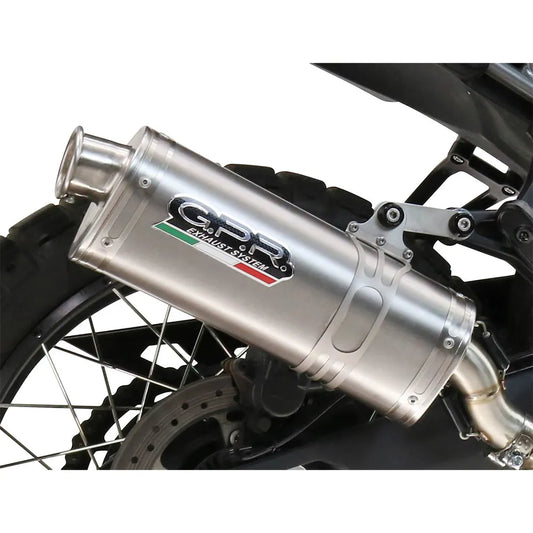 Gpr exclusive Dune Triovale Titanio Zontes 703 F 25-26 Homologated Slip On Muffler