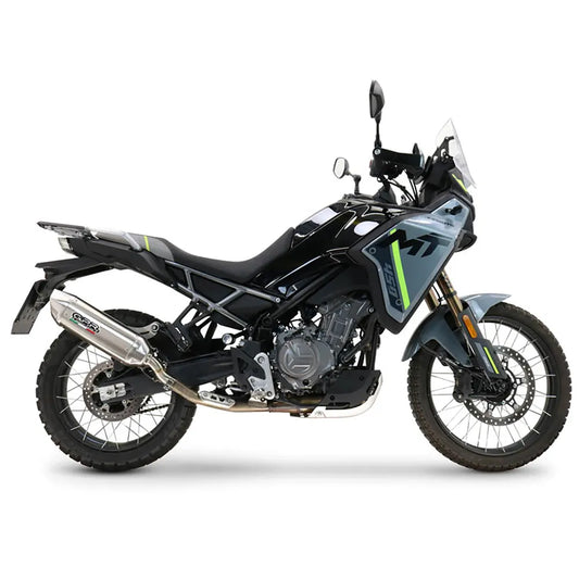 Gpr exclusive Furore-X Acciaio Inox CF Moto 450 MT 24-25 Homologated Slip On Muffler
