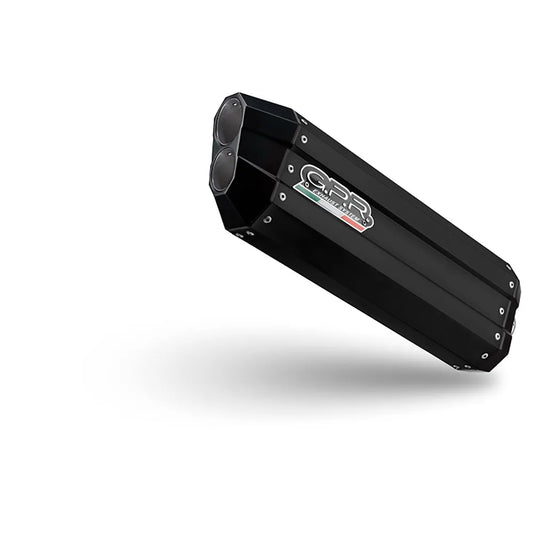 Gpr exclusive Hyper Sonic Black Titanium Yamaha Tenere 700 25-26 Homologated Slip On Muffler