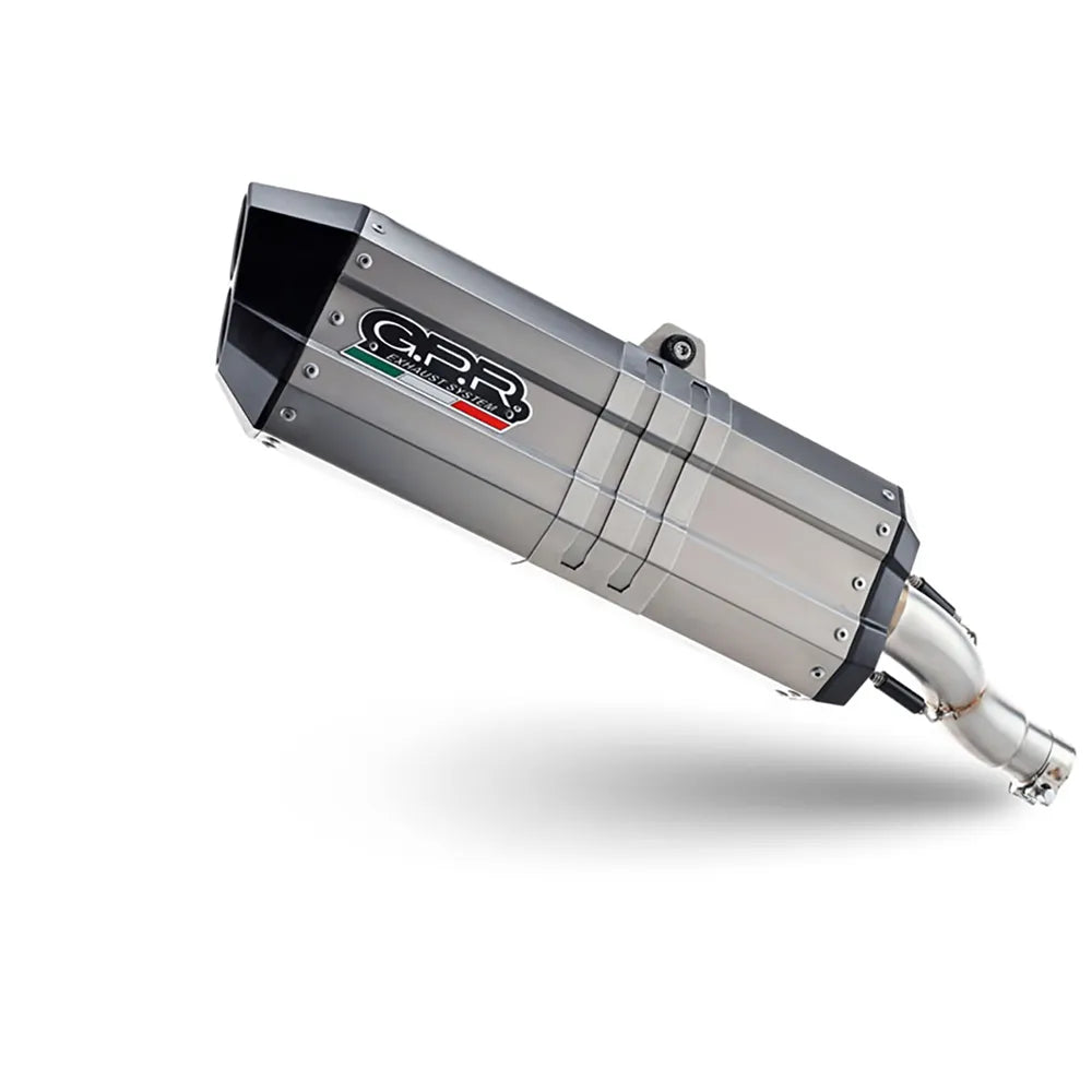 Gpr exclusive Hyper Sonic Titanium Benelli TRK 702 X 23-24 Homologated Slip On Muffler
