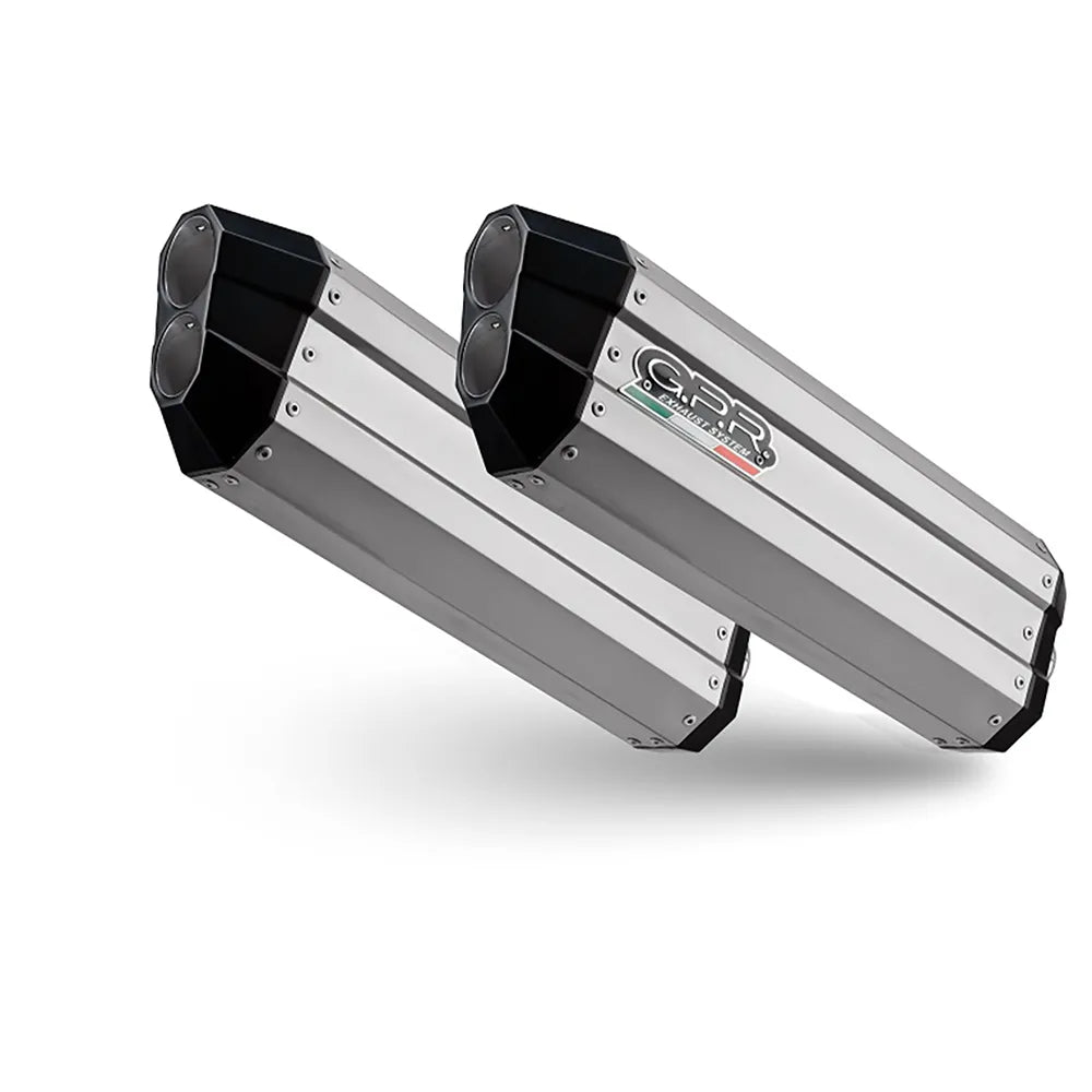 Gpr exclusive Hyper Sonic Titanium BMW K 1600 GTL 17-21 Homologated Slip On Muffler