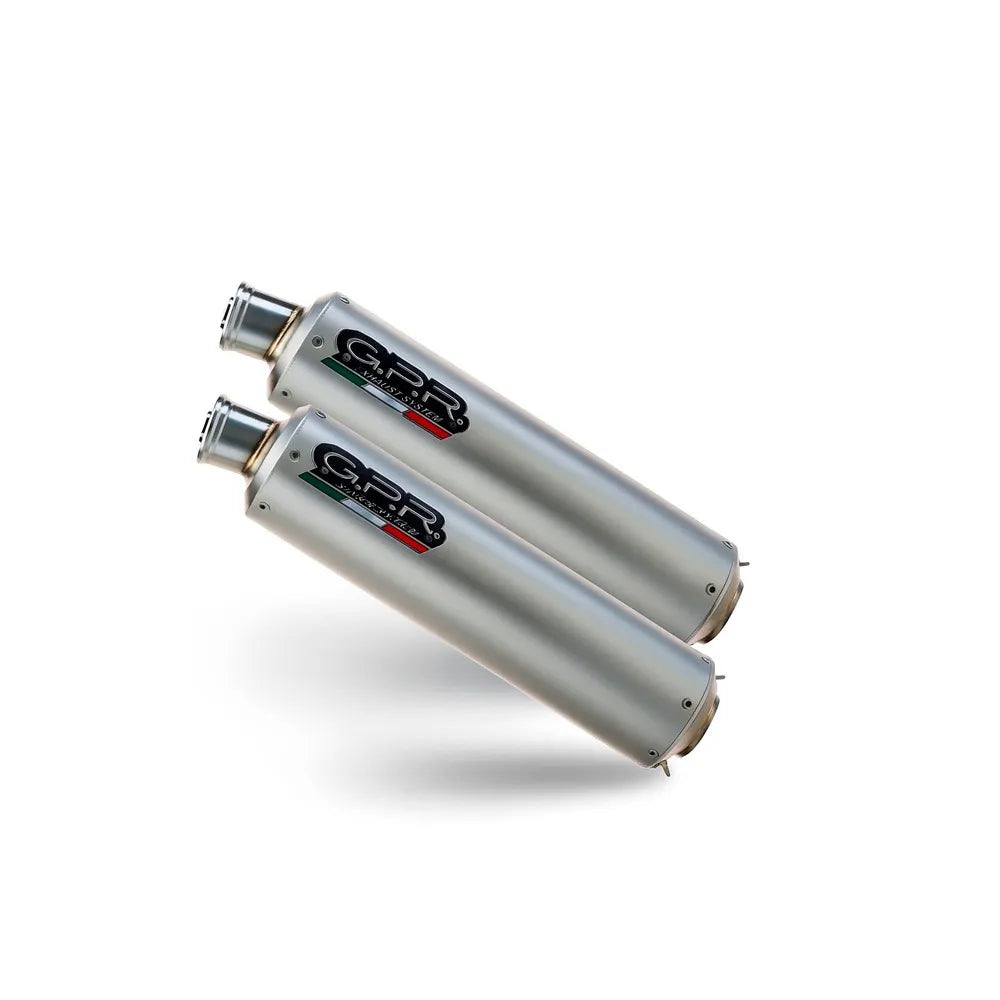 Gpr exclusive Inox Tondo Honda FMX 650 05-08 Homologated Slip On Muffler