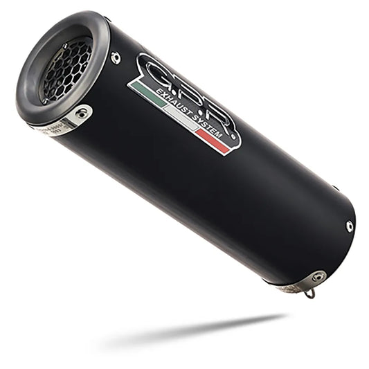 Gpr exclusive M3 Black Titanium CF Moto 700 MT 23-24 Homologated Slip On Muffler