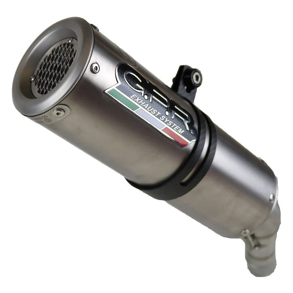 Gpr exclusive M3 Natural Titanium Dual 848 07-13 Homologated Slip On Muffler