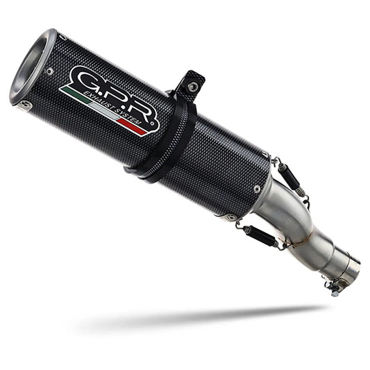 Gpr exclusive M3 Poppy CF Moto 700 CL-X Sport 25-26 Homologated Slip On Muffler