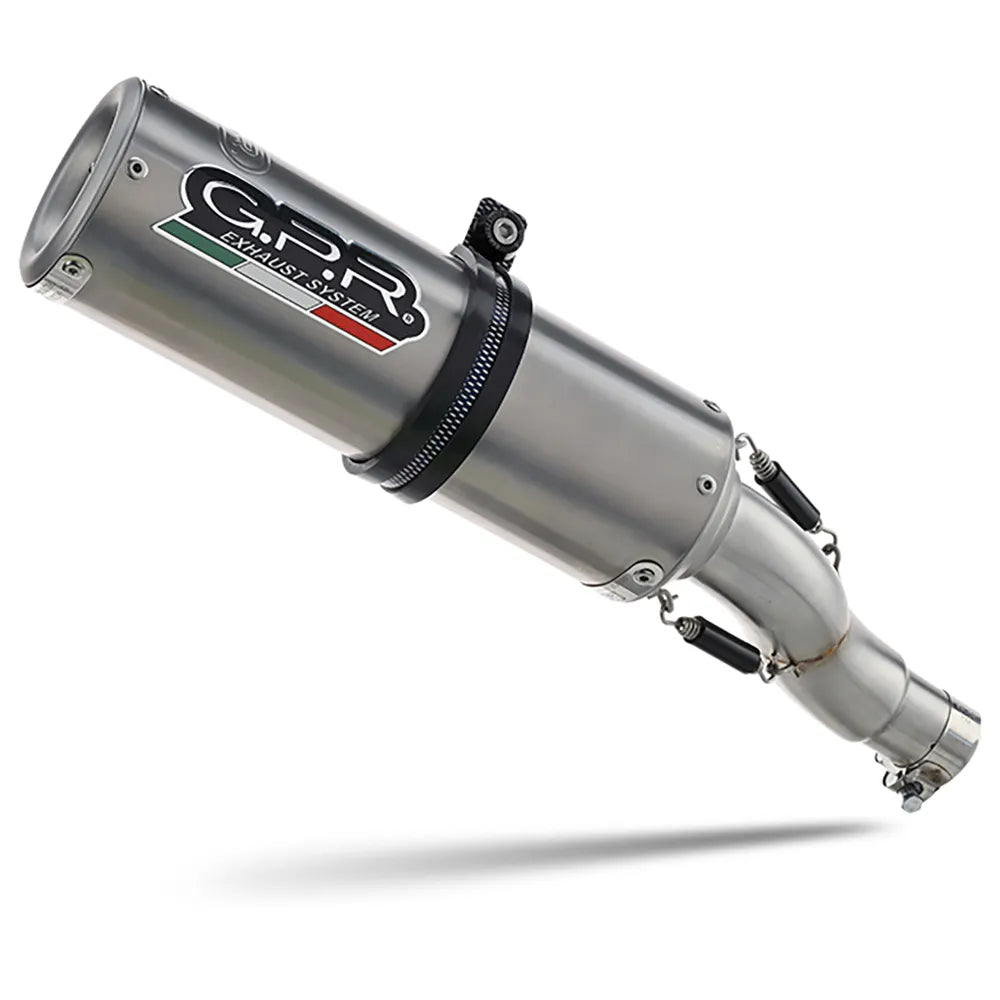 Gpr exclusive M3 Titanium Natural CF Moto 650 GT 25-26 Homologated Slip On Muffler