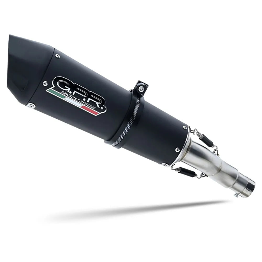Gpr exclusive New Grand Prix Evo Black Titanium Benelli Leoncino 500 17-24 Homologated Slip On Muffler