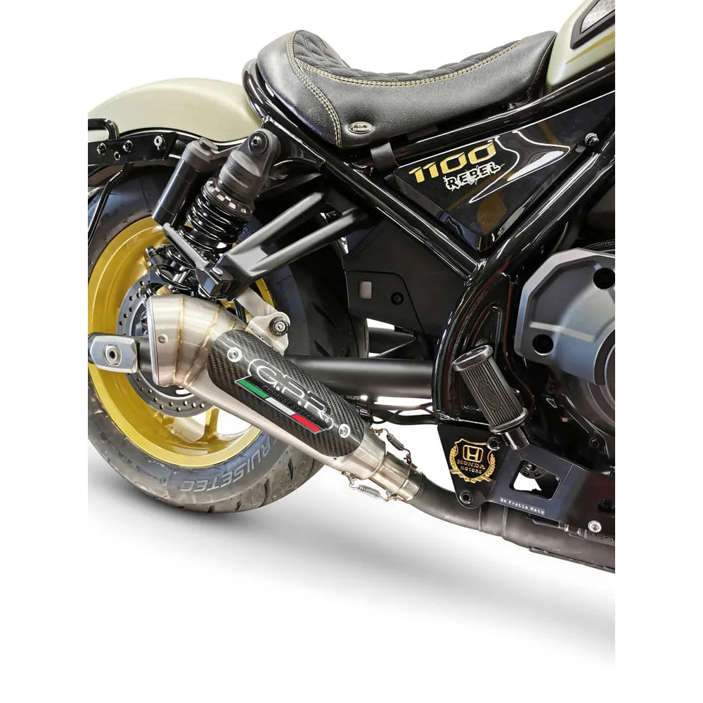 Gpr exclusive Powercone Evo Honda CMX 1100 Rebel 21-24 Homologated Slip On Muffler
