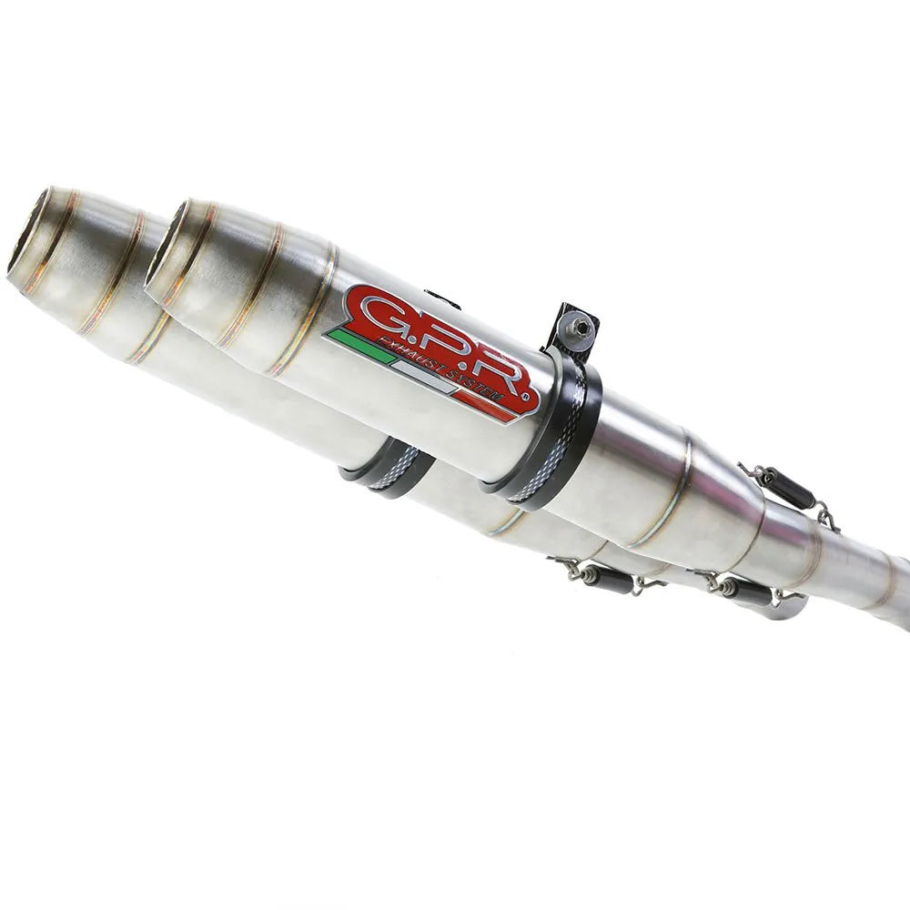 GPR Exhaust Systems Deeptone Inox Dual Ducati 749 03-07 Homologated Slip On Muffler