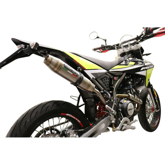 GPR Exhaust Systems Deeptone Inox Fantic Motor XMF 125 2021-2023 E5 Round Homologated Slip On Muffler