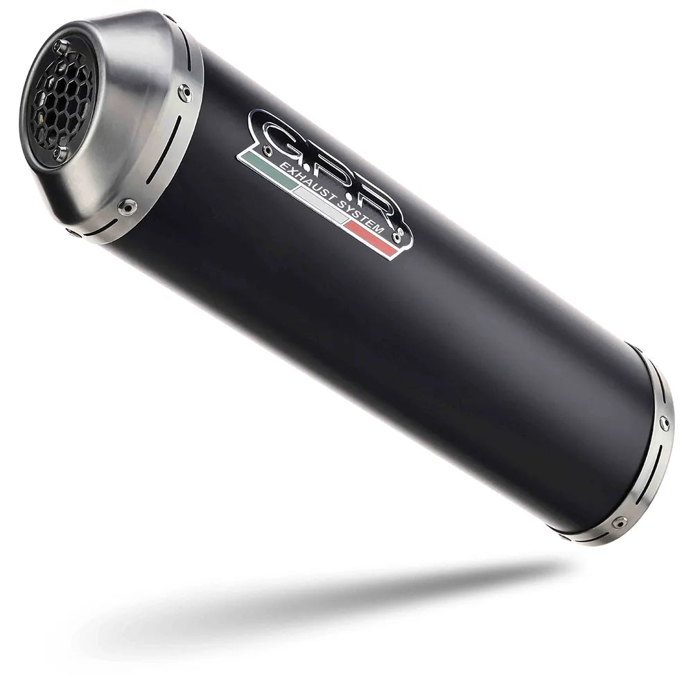 GPR Exhaust Systems EVO4MOTO Nero Triumph Tiger Sport 1050 2013-2015 E3 Low Position homologated muffler with link pipe refurbished