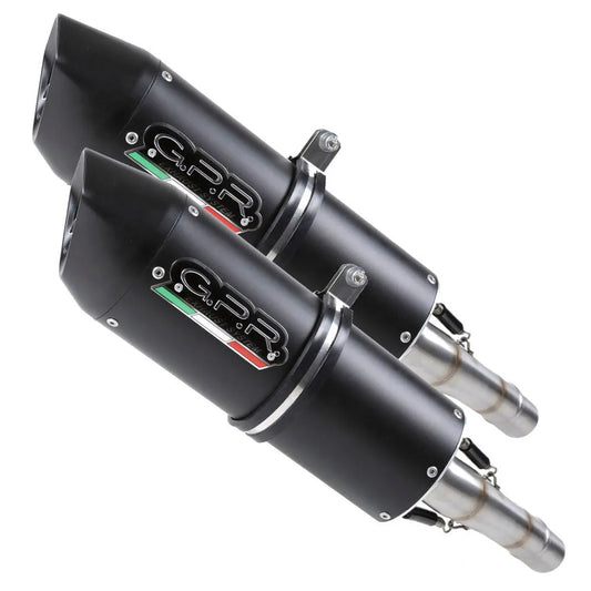 GPR Exhaust Systems Furore Double Aprilia Shiver 750 GT 07-16 Homologated Slip On Muffler
